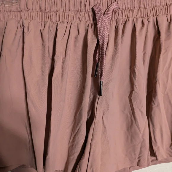 Blaosn Pink Athletic Shorts with Elastic Waistband and Drawstring Size Small - Picture 3 of 7